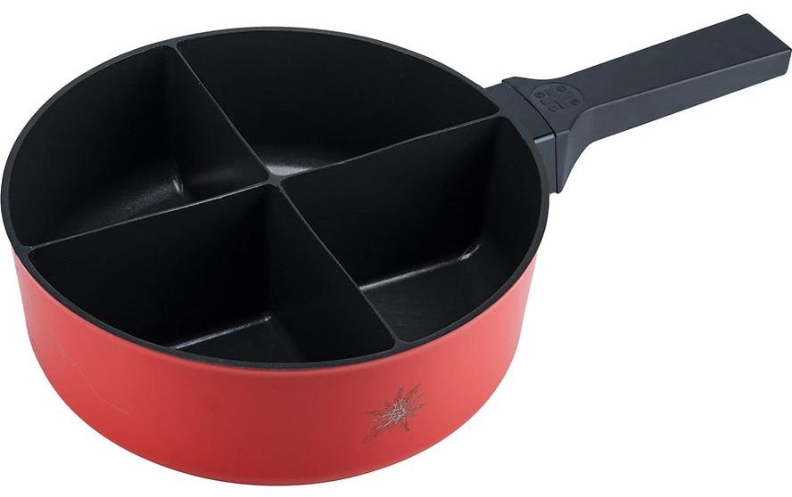 4Fondue Caquelon à fondue Rouge