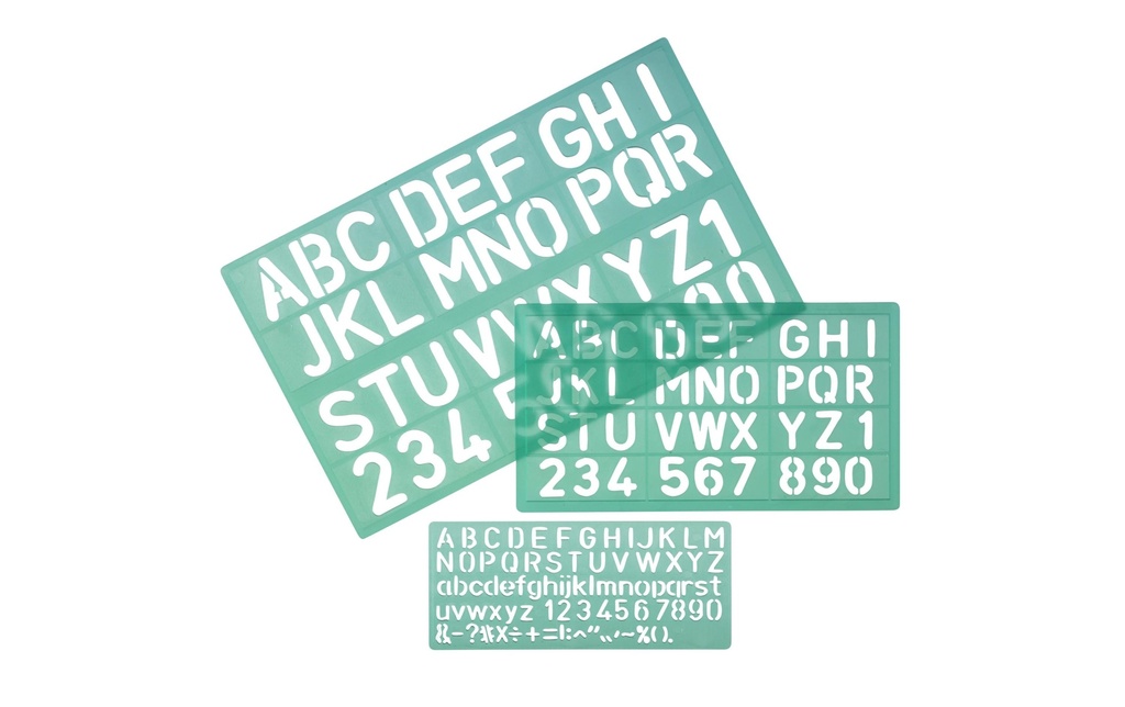 [266411052] LINEX Set trace-lettres vert (3 pces)