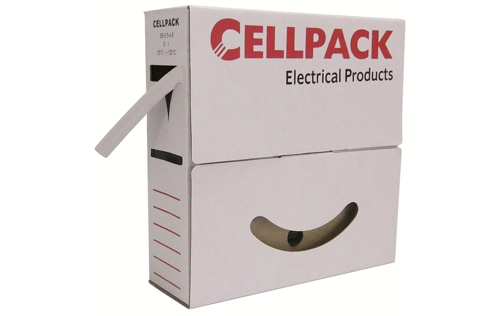 Cellpack AG Gaine thermorétractable 15 m x 3 mm Blanc