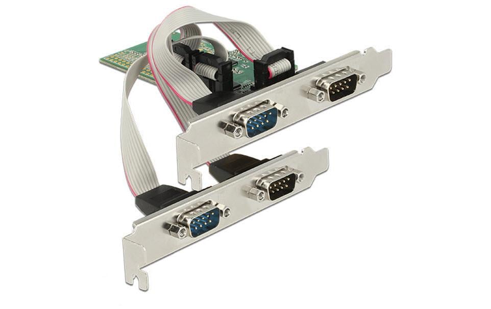 Delock Carte PCI Express 89557 4x Seriell / RS232