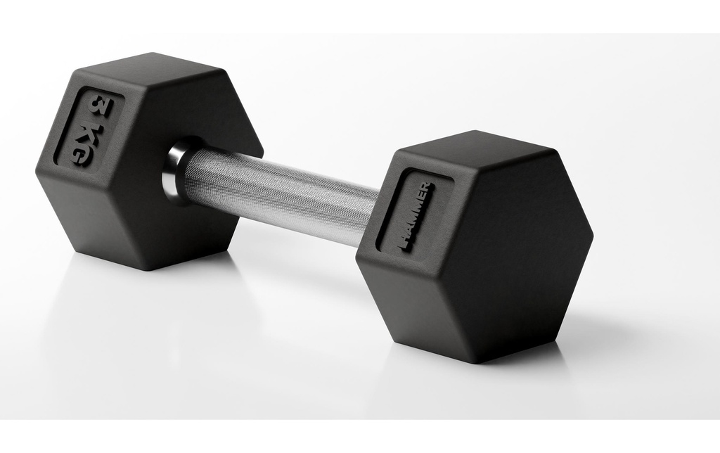 HAMMER Haltère courte Hexagon PRO 1 x 3 kg