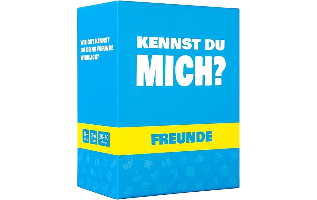THE WORLD GAME Jeux de cartes Kennst Du mich – Freunde -DE-