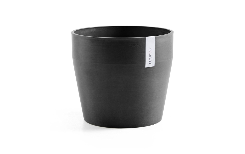 Ecopots Pot de fleur Sankara Ø 40 cm Gris foncé