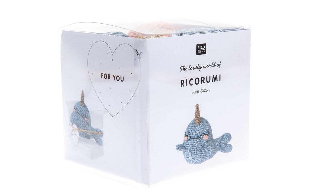 Rico Design Kit de crochet Creative Ricorumi Narval