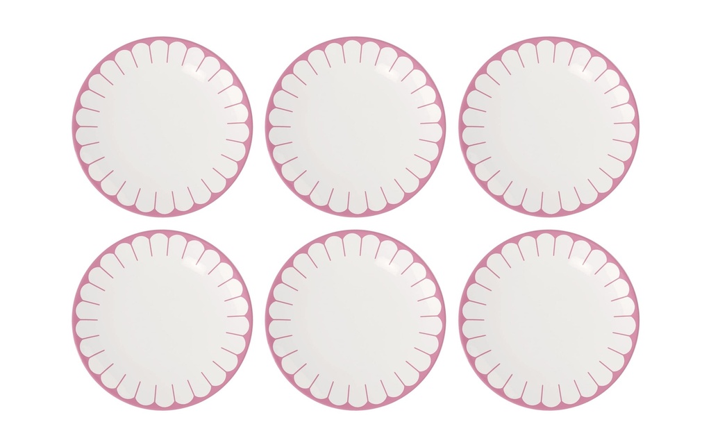 Villeroy & Boch Assiette non décorative Fleur 6 Pièce/s, Rose
