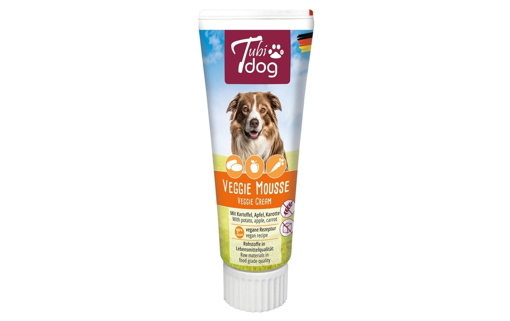 Tubidog Friandise Mousse Veggie, 75 g
