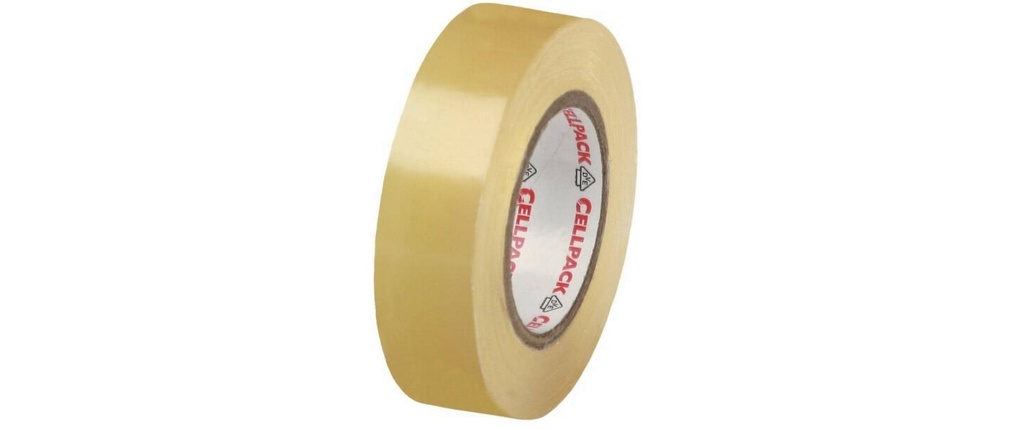 Cellpack AG Bande isolante 10 m x 15 mm, Transparent