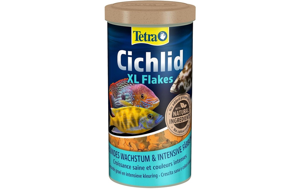 Tetra Nourriture pour cichlidés Cichlid XL Flakes, 1 l