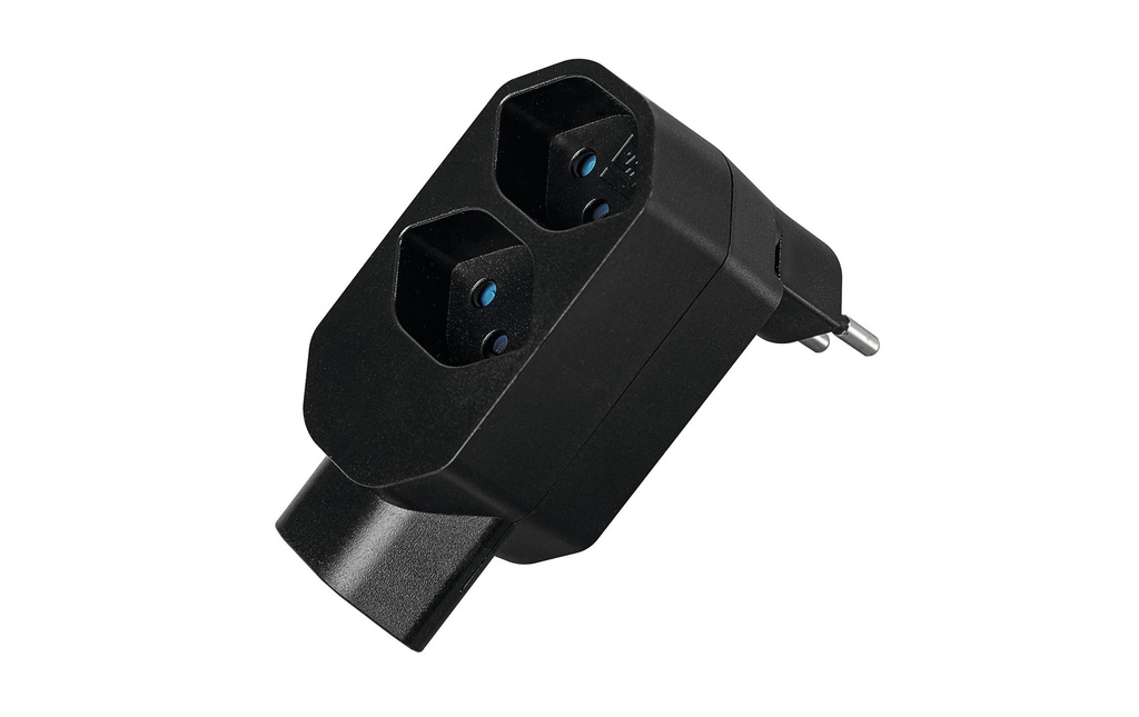 STEFFEN Adaptateur multiple Manta 3xT13 (1x en bas) pivotant 3