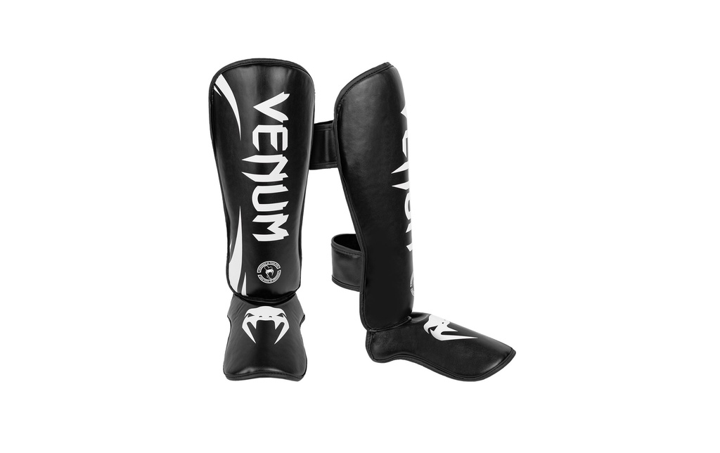 Venum Challenger Standup Shin Guards Blanc/Noir, M