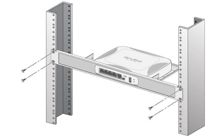 HPE Aruba Networking Supports de rack 7005-MNT-19 Rackmount Kit