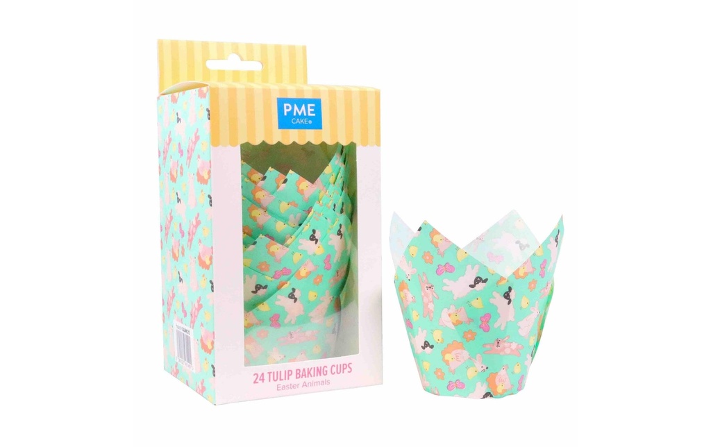 PME Moule à muffins Animaux de Pâques 24 pièces