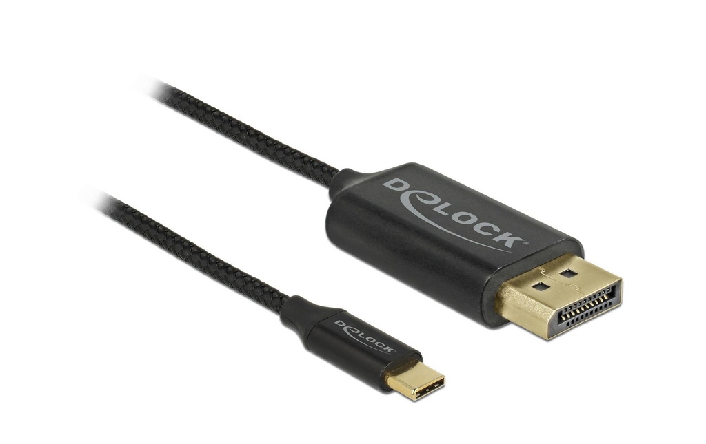 Delock Câble USB Type-C – DisplayPort câble coaxial, 1m. 4K/60Hz