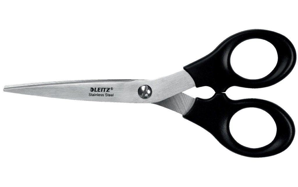 Leitz Ciseaux 16.5 cm, acier inoxydable