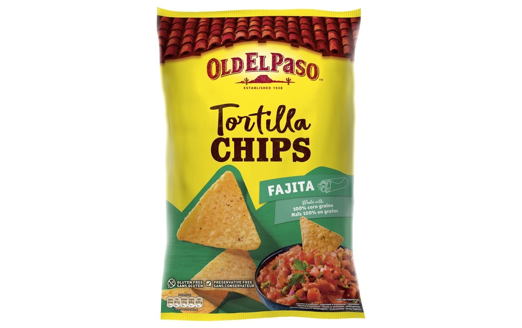 Old El Paso Tortilla Chips Fajita 185 g