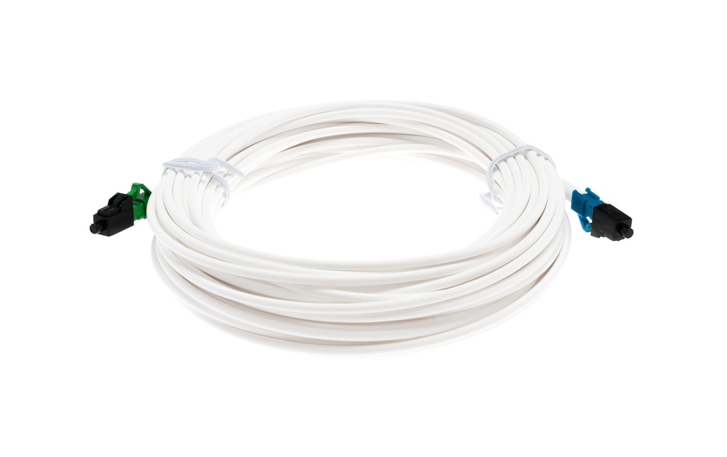 Swisscom Câble de raccordement à fibre optique SM LC/APC – LC, OS2, Simplex, 10 m