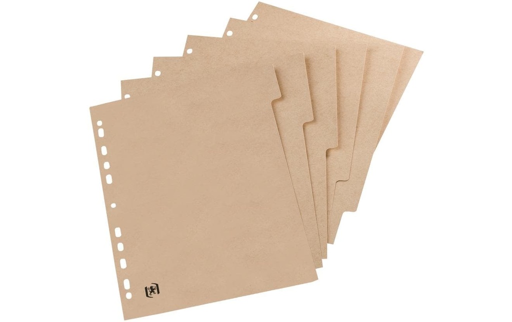 Oxford Registre 5 pièces A4, beige