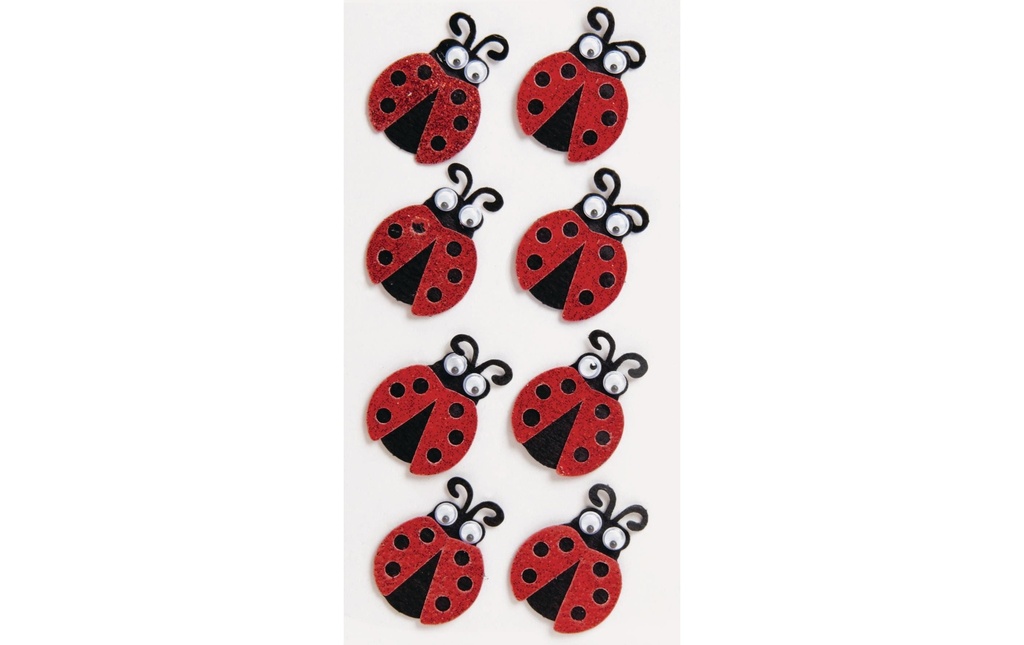 Heyda Autocollant à motif Mix Coccinelle