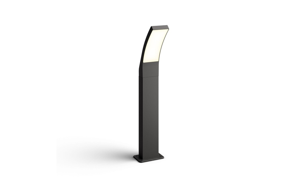 Philips Borne d?éclairage pour chemins Splay, 12 W, 1100 lm, 2700 K, 60 cm, anthracite