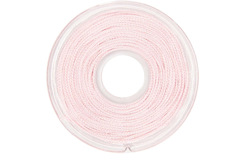 Rico Design Cordon Macramé 1 mm x 10 m, rose
