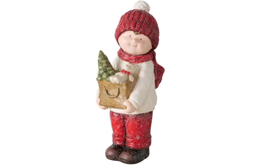 Boltze Figurine de Noël Rubie plastique, 16 x 44 cm