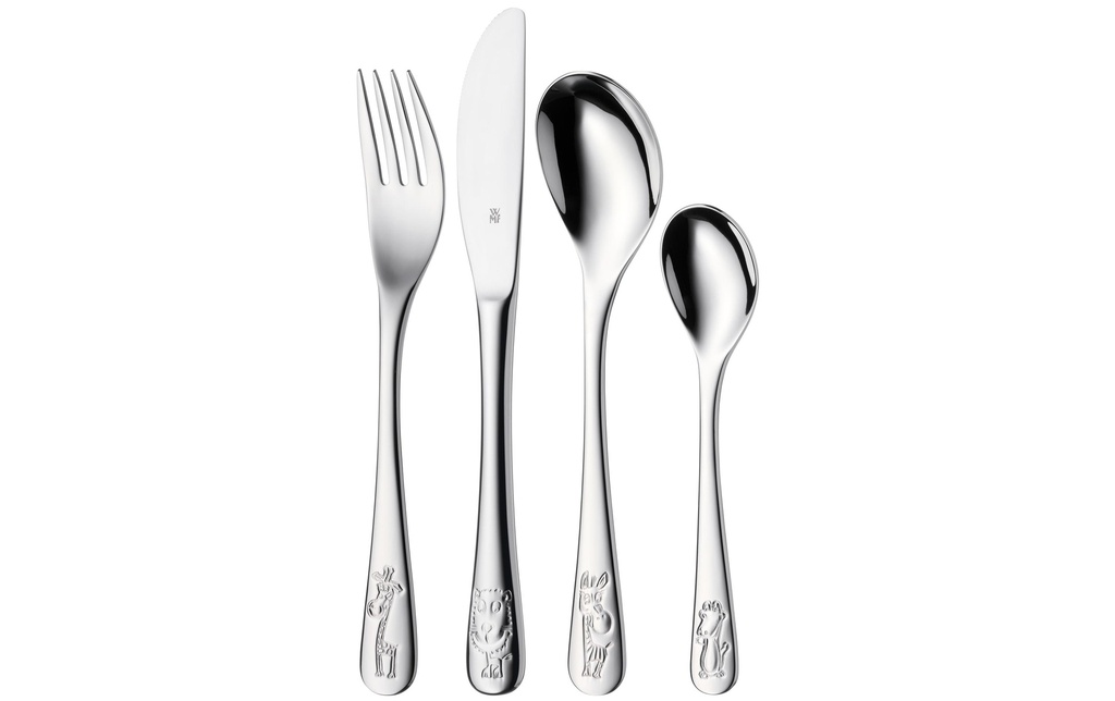 WMF Set de couverts pour enfants Safari 4-pièces