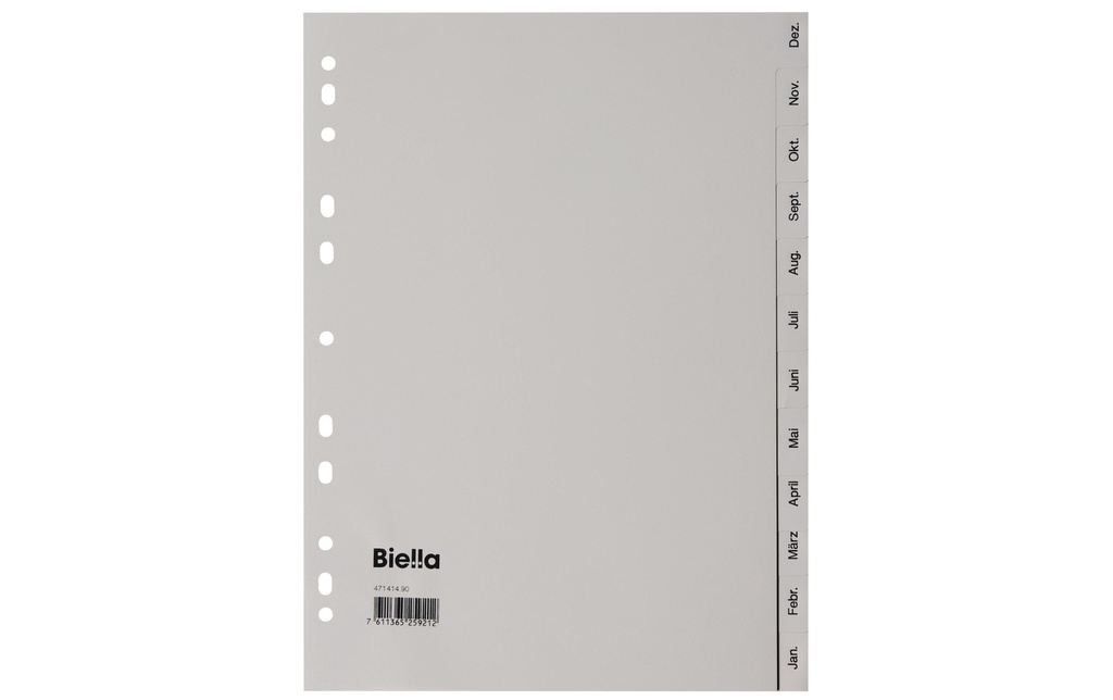 Biella Registre A4 Plein format, Déc-Jan