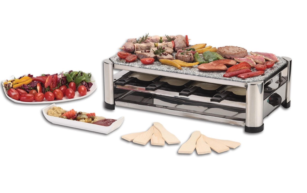 OHMEX Grill à raclette 4500 8 Personen