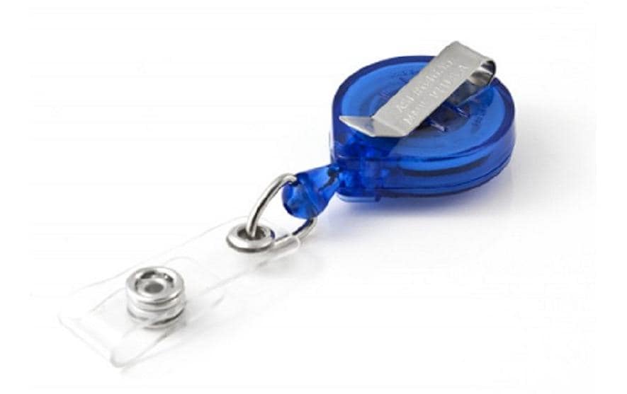 KEY-BAK Porte-carte KB Mini-Badge 90 cm, avec clip, bleu