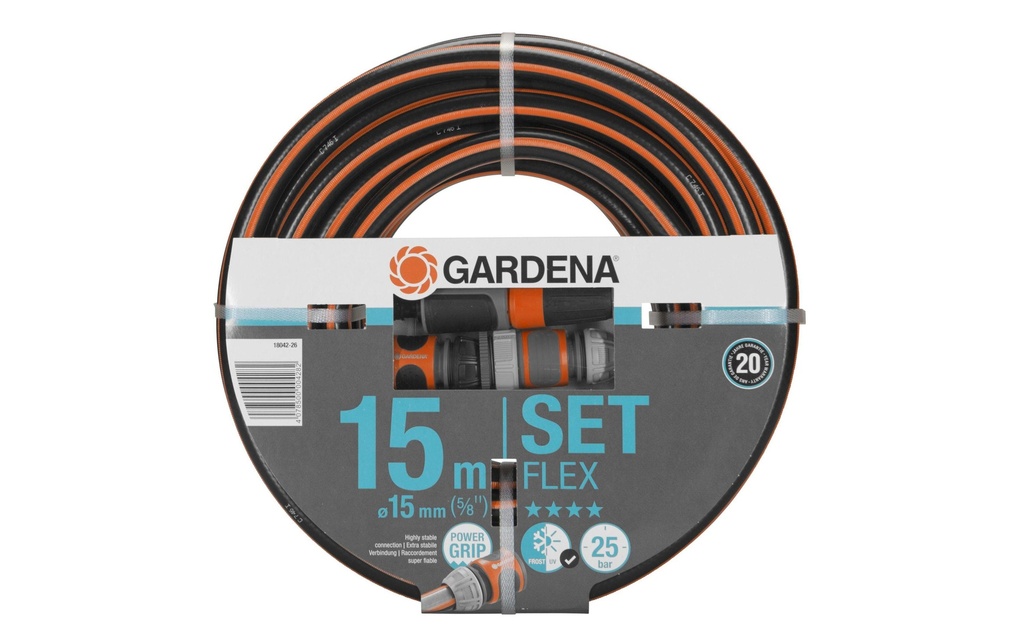 GARDENA Tuyau de jardin Comfort FLEX 15 m Ø 15 mm