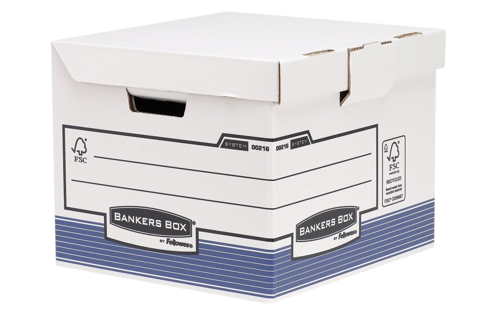 Fellowes Boîte d’archivage Bankers Box 31 x 37.7 x 39.5 cm dix pièces