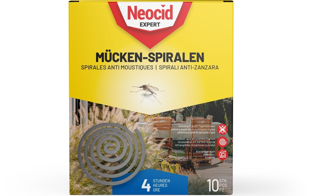 Neocid Expert Insecticide Spirale anti-moustiques, 10 Pièce/s