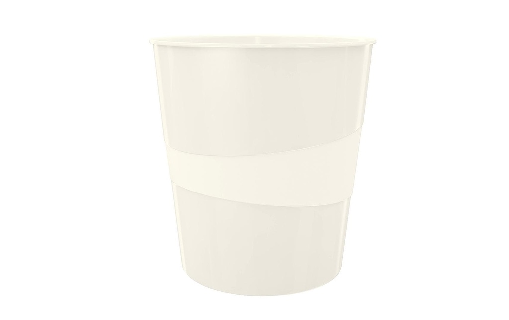 LEITZ Corb.papier WOW 15l blanc perl