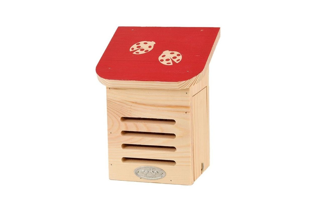 Esschert Design Maison des coccinelles, Rouge