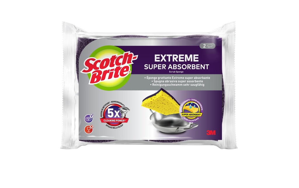 Scotch-Brite Éponge Extreme 2 Pièce/s