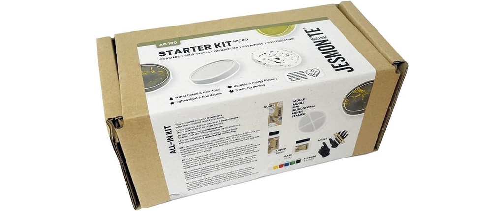 Jesmonite Matière à modeler Kit de bricolage Moulage Coupe ronde