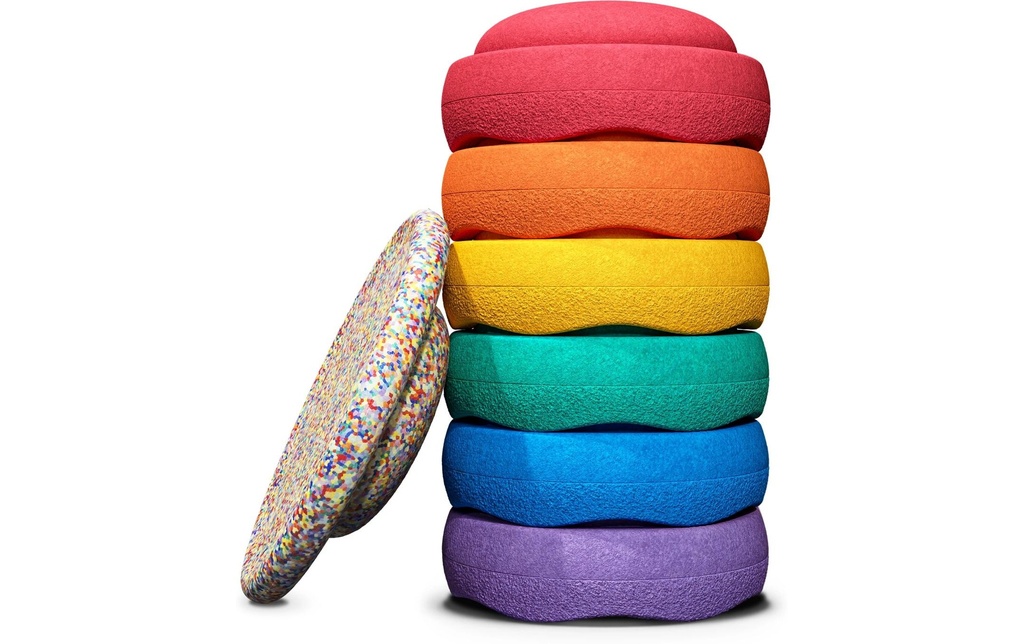 Stapelstein Jouets d’occupation Set Rainbow classic
