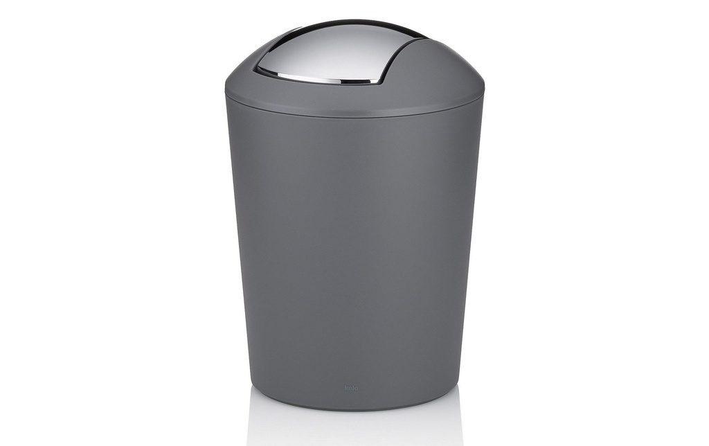 Kela Poubelle cosmétique Marta 5 l, Gris