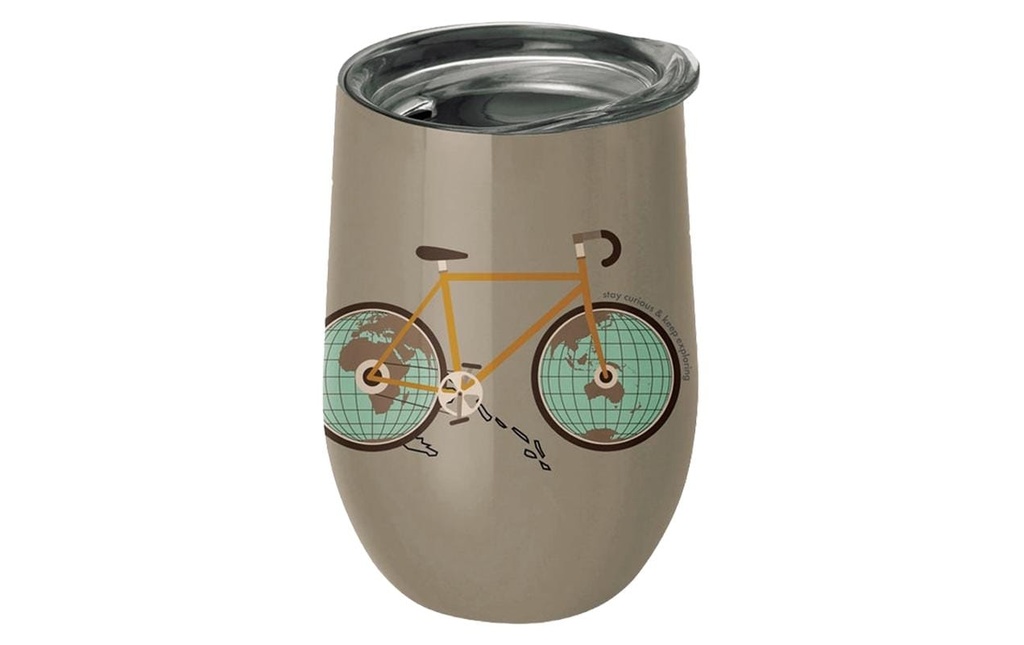 BioLoco Gobelet isotherme Office-World traveller 420 ml, Brun