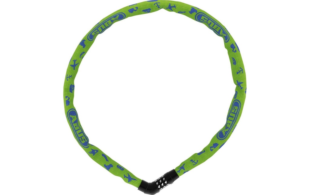 Abus Antivol à chaîne 4804C Symbols sans support, Lime