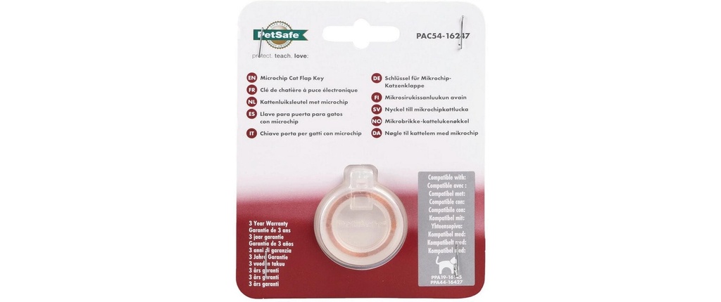PetSafe Clé de chatière à micropuce RFID