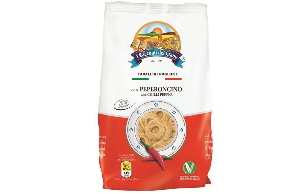 I Racconti del Grano Apulia Taralli Peperoncino 250 g