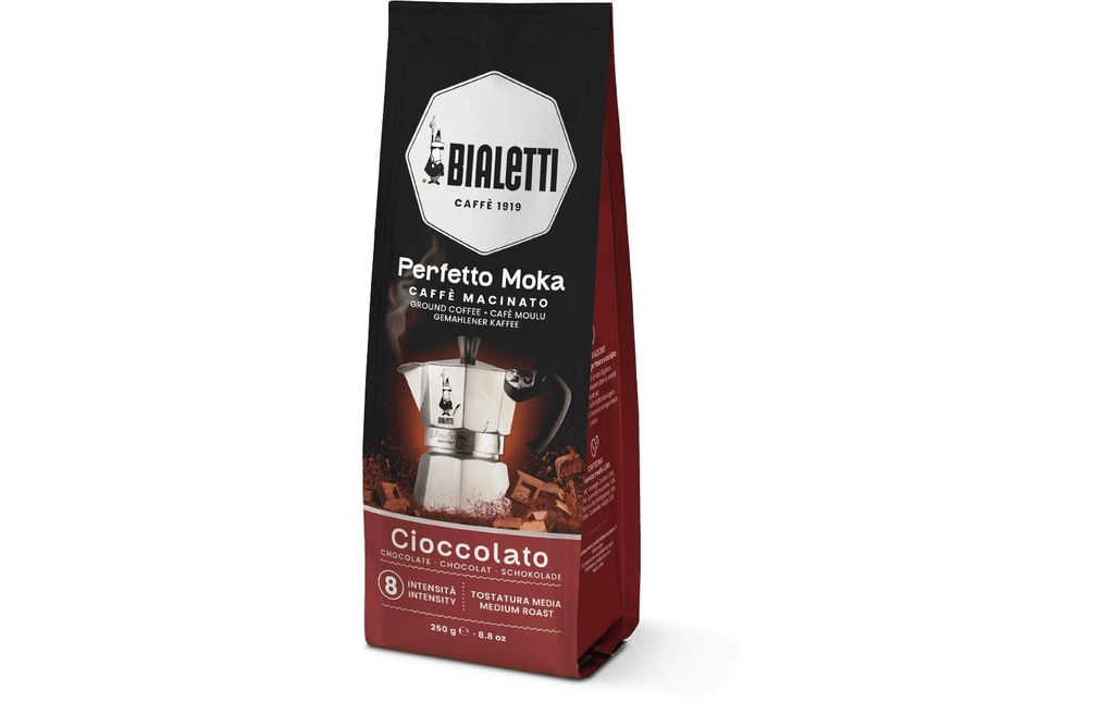 Bialetti Café moulu Perfetto Moka Cioccolato 250 g
