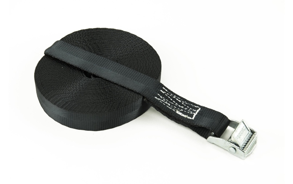 Zurrfix Sangle de cerclage 20 mm x 5 m avec verrouillage par serrage, 100 daN