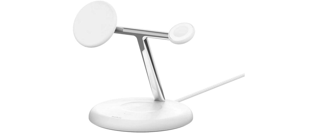 Belkin Chargeur sans fil Boostcharge Pro 3-in-1 Blanc
