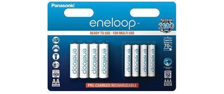 Panasonic Batterie Eneloop BK-KJMCCE44E AA AAA 750 mAh/1900 mAh, 8 Pièce/s