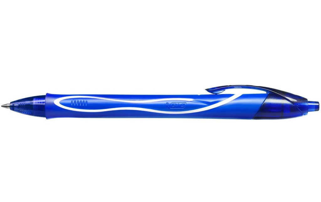 BIC Stylo à encre gel Gel-ocity Quick Dry 0.7 mm Bleu, 12 pièces