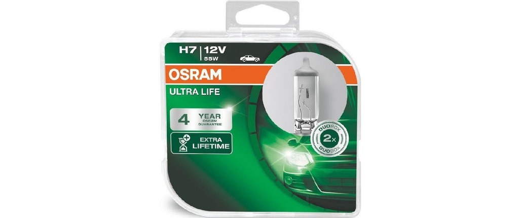 OSRAM Ampoule H7 ULTRA LIFE 12V 55W PX26d Voiture de tourisme