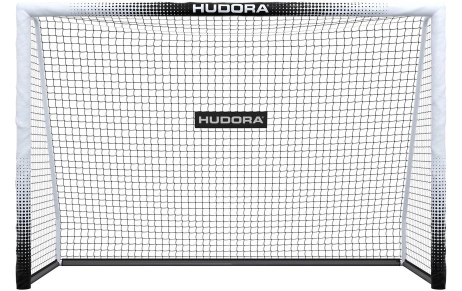 Hudora But de football Pro Tect 240 Advanced Blanc/noir