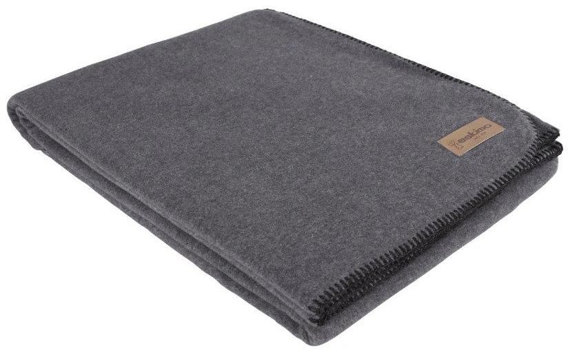 Eskimo Couverture Edelvelours Anthracite, 100 x 150 cm